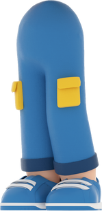3D People Sports Body Pants