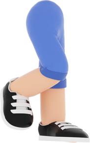 3D People Sports Body Pants