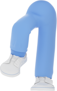 3D People Sports Body Pants